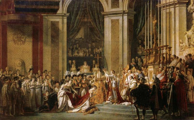 Jacques-Louis David Coronation of Napoleon china oil painting image